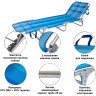 Шезлонг GREEN GLADE M6186